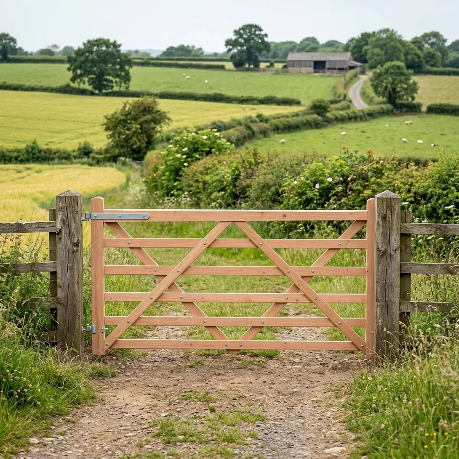 Solid Field Gate Wooden Field Gates | Farm Gates in Devon