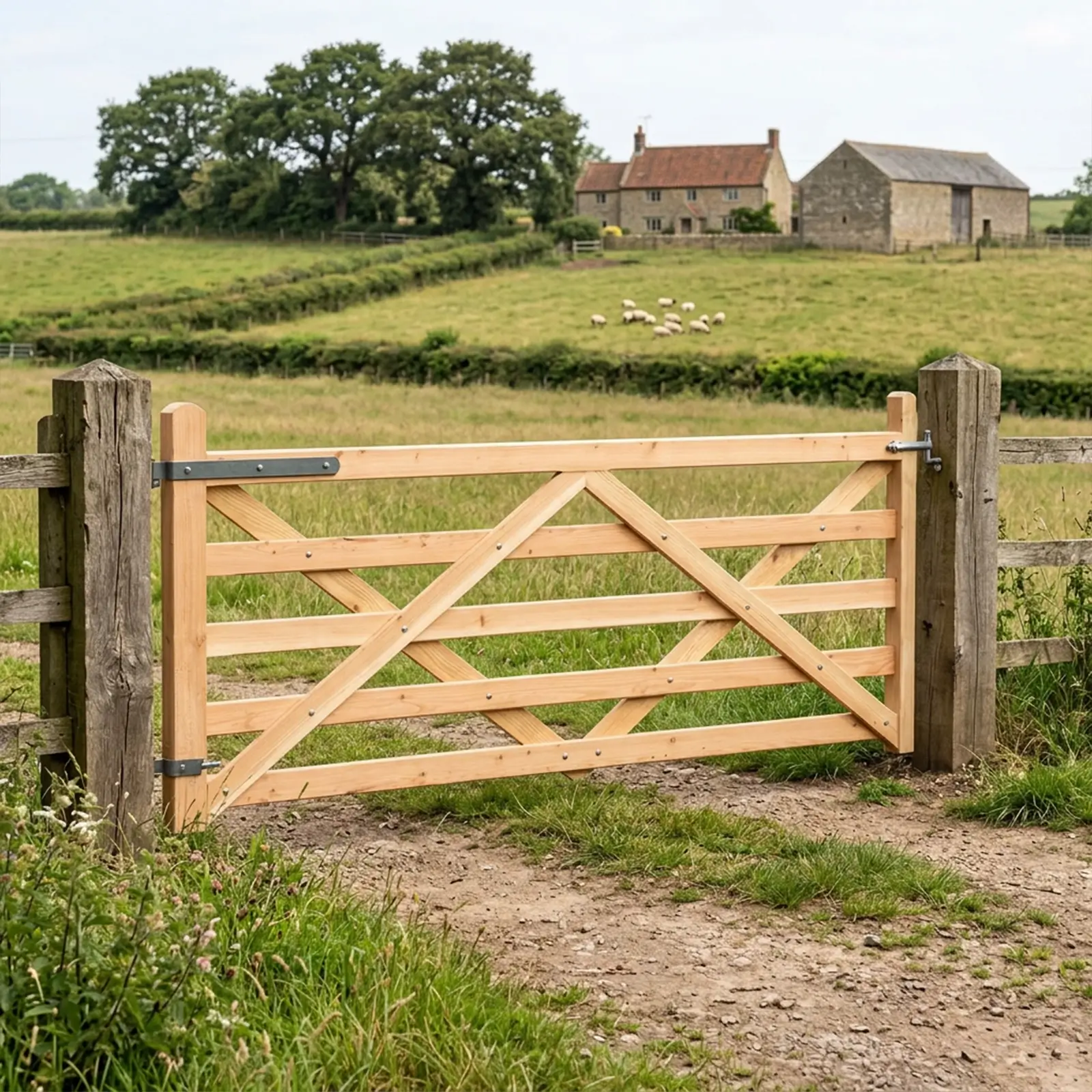 Solid Field Gate Wooden Field Gates | Farm Gates in Devon
